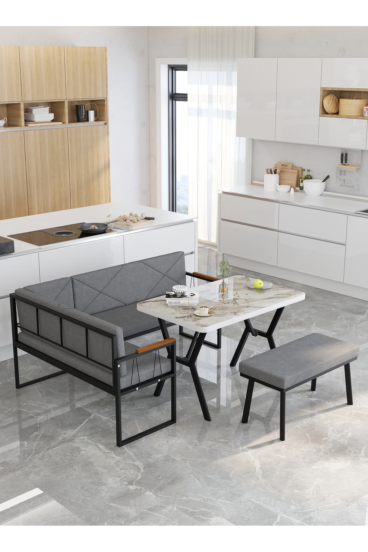 Mygusi Src Mutfak, Balkon Köşe Takımı, Köşesi Masalı