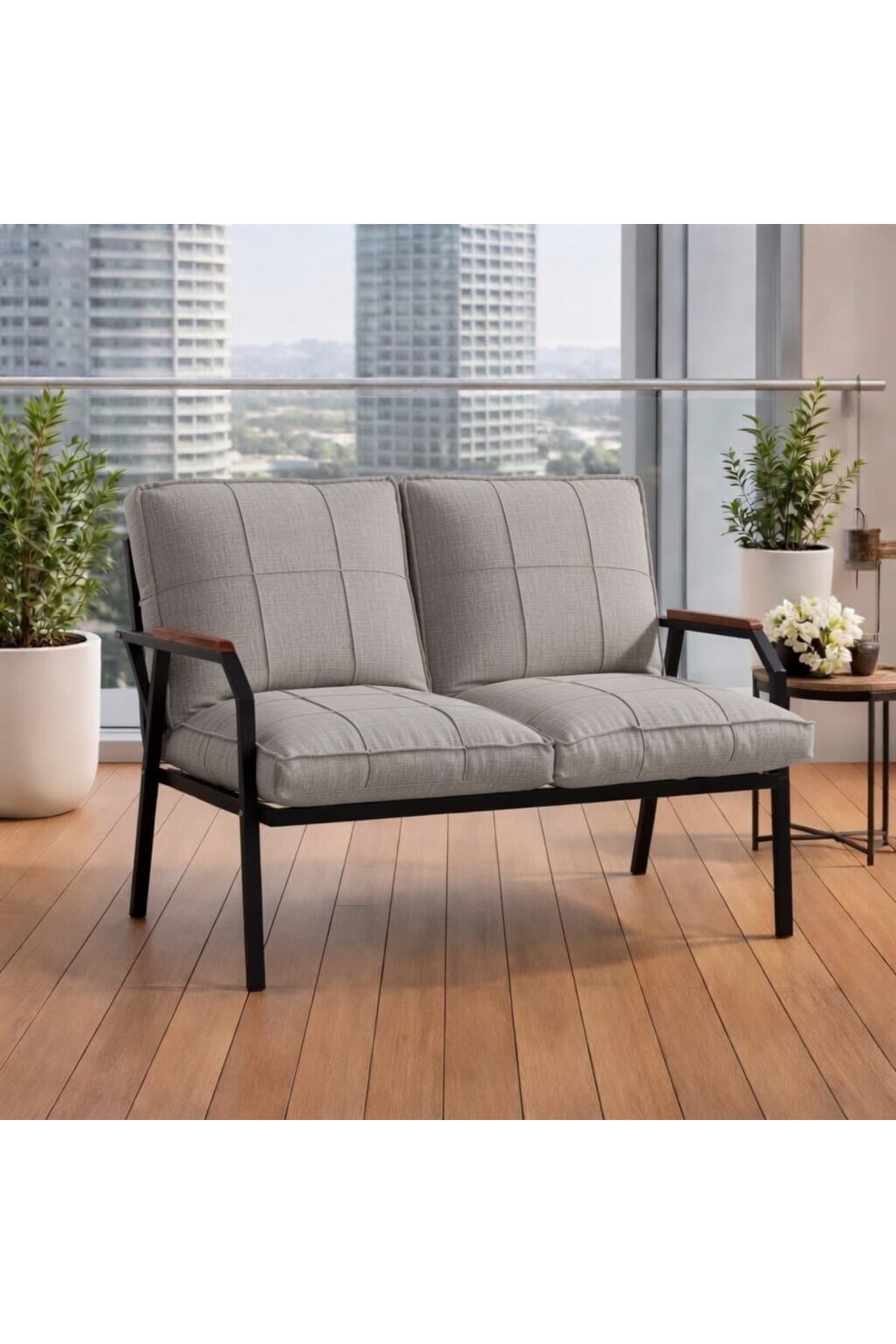 Mygusi HAYAL 2'Lİ METAL BAHÇE, BALKON, CAFE KOLTUĞU