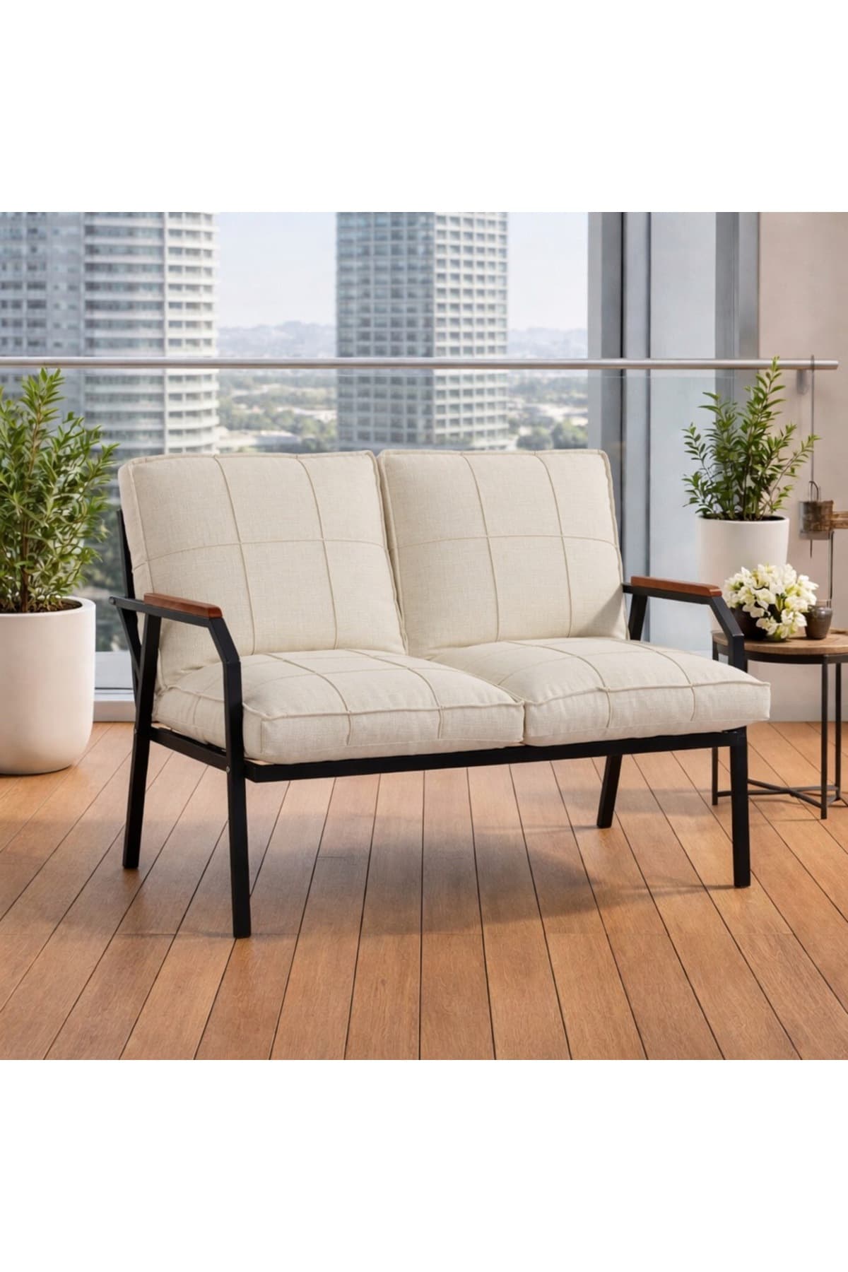 Mygusi HAYAL 2'Lİ METAL BAHÇE, BALKON, CAFE KOLTUĞU