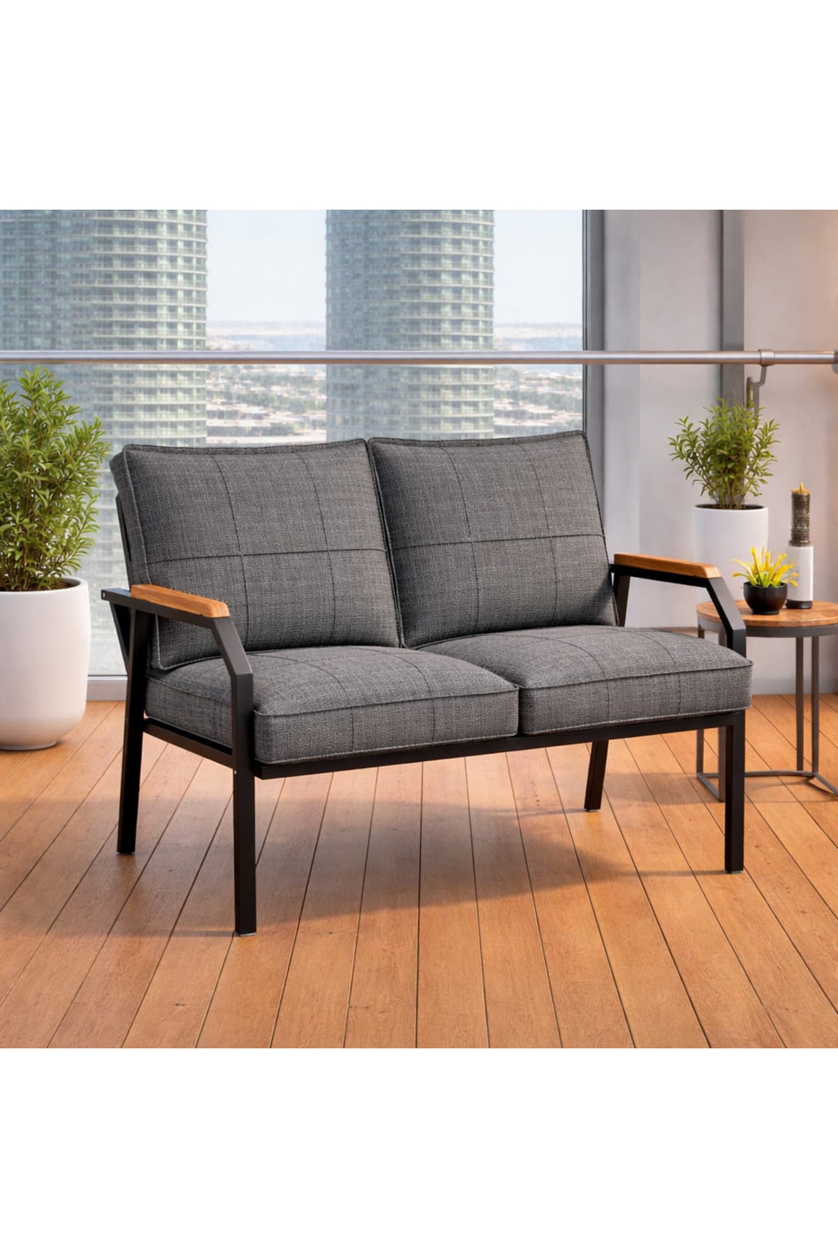 Mygusi HAYAL 2'Lİ METAL BAHÇE, BALKON, CAFE KOLTUĞU