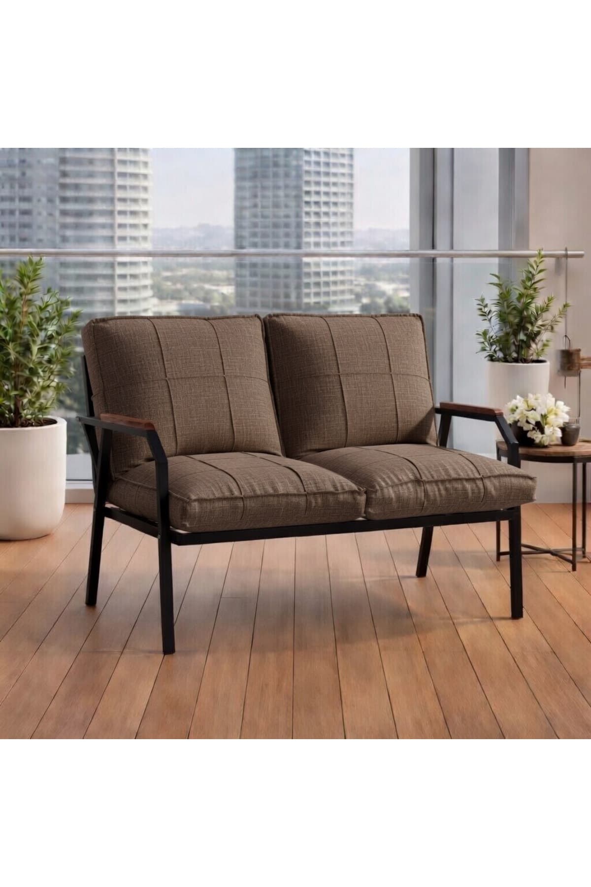 Mygusi HAYAL 2'Lİ METAL BAHÇE, BALKON, CAFE KOLTUĞU