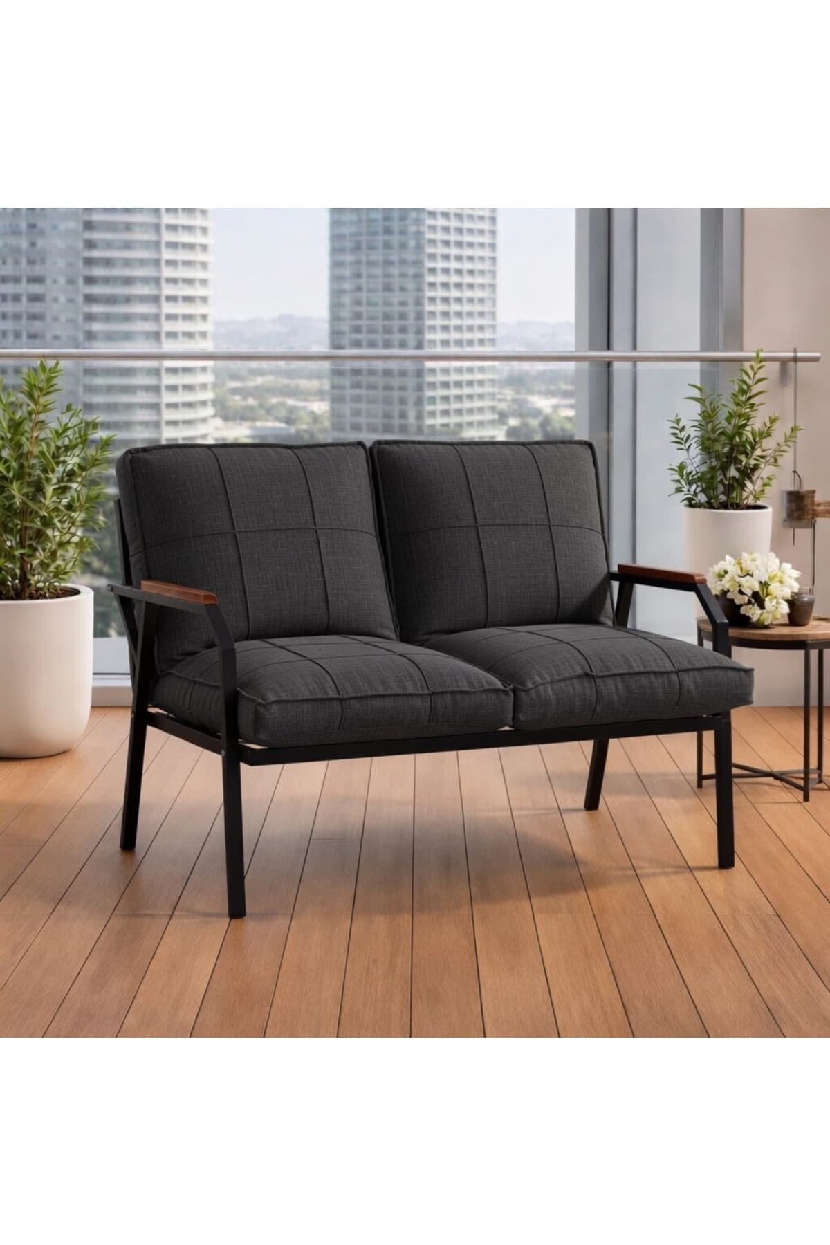 Mygusi HAYAL 2'Lİ METAL BAHÇE, BALKON, CAFE KOLTUĞU