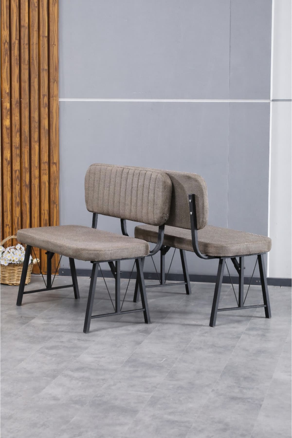 Mygusi Hayat Serisi Mutfak, Yemek, Bahçe, Kafe, Modern Bench, Puf, 1 Adet